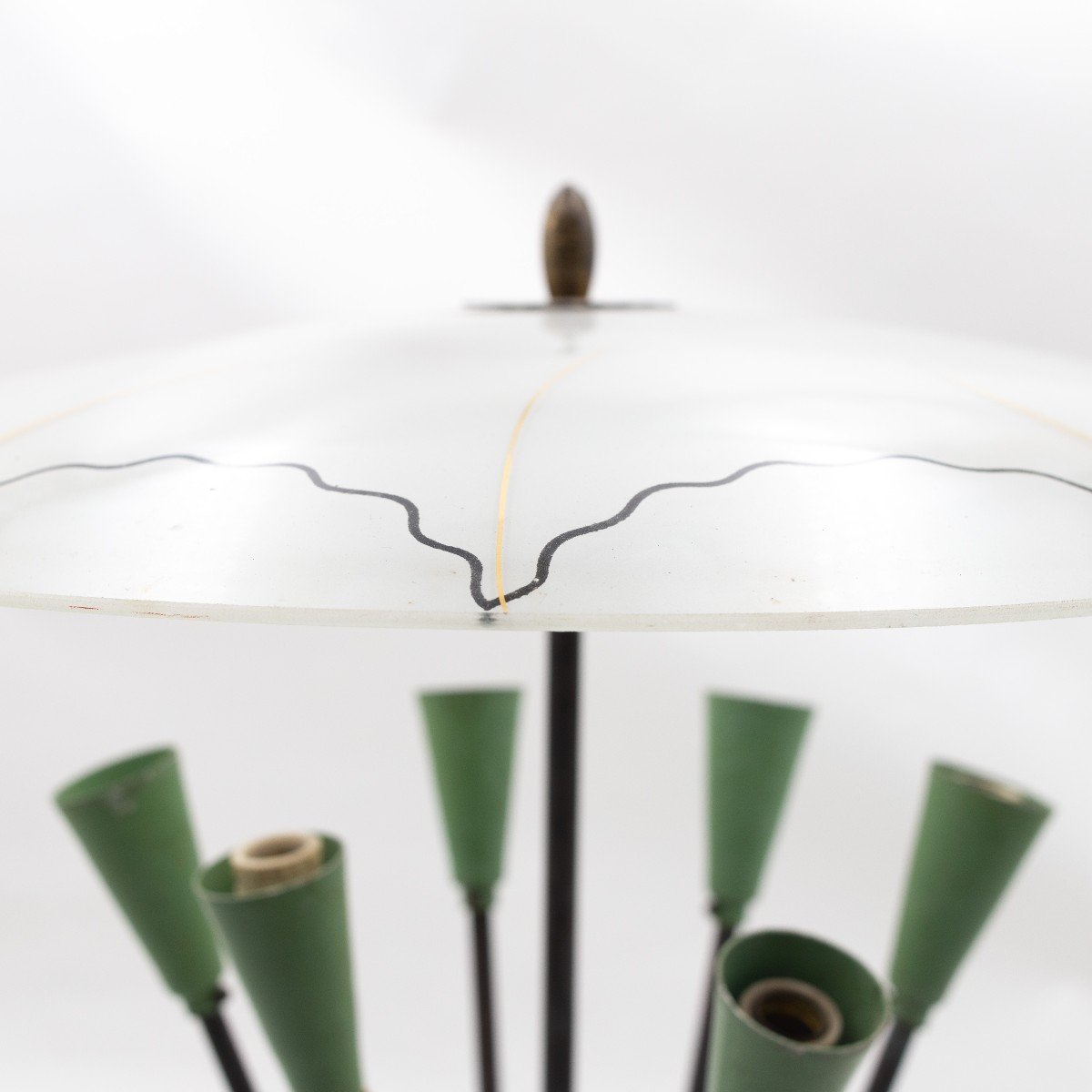 Italian Table Lamp In The Style Of Fontana Arte And Pietro Chiesa, 1950s-photo-2