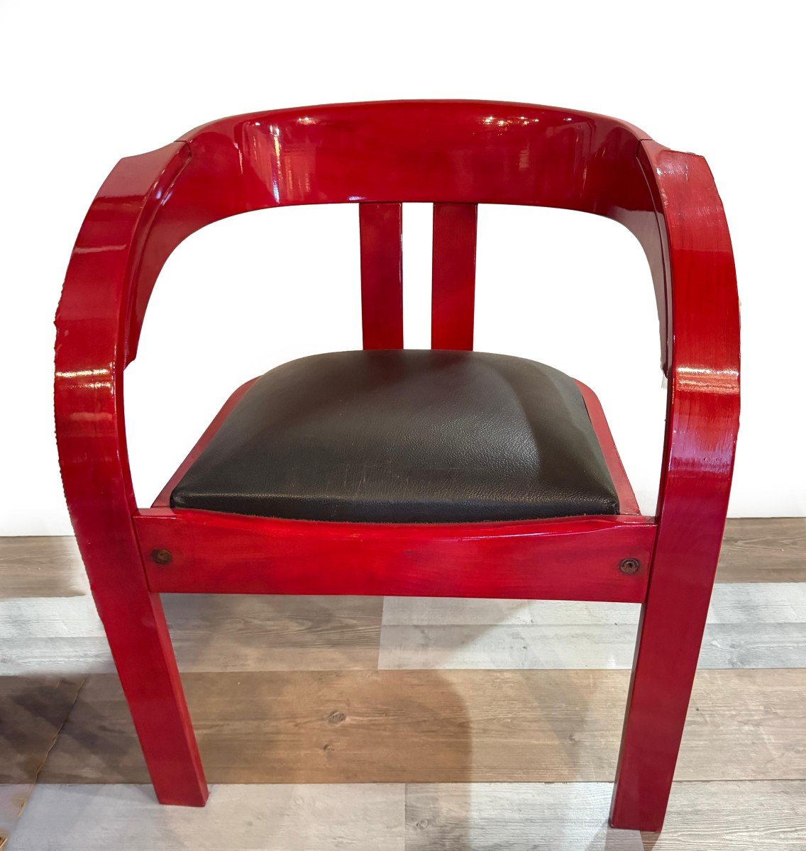 Giovanni Battista Bassi X Poltronova, Ensemble De 4 Fauteuils « Elisa », 1960-photo-4