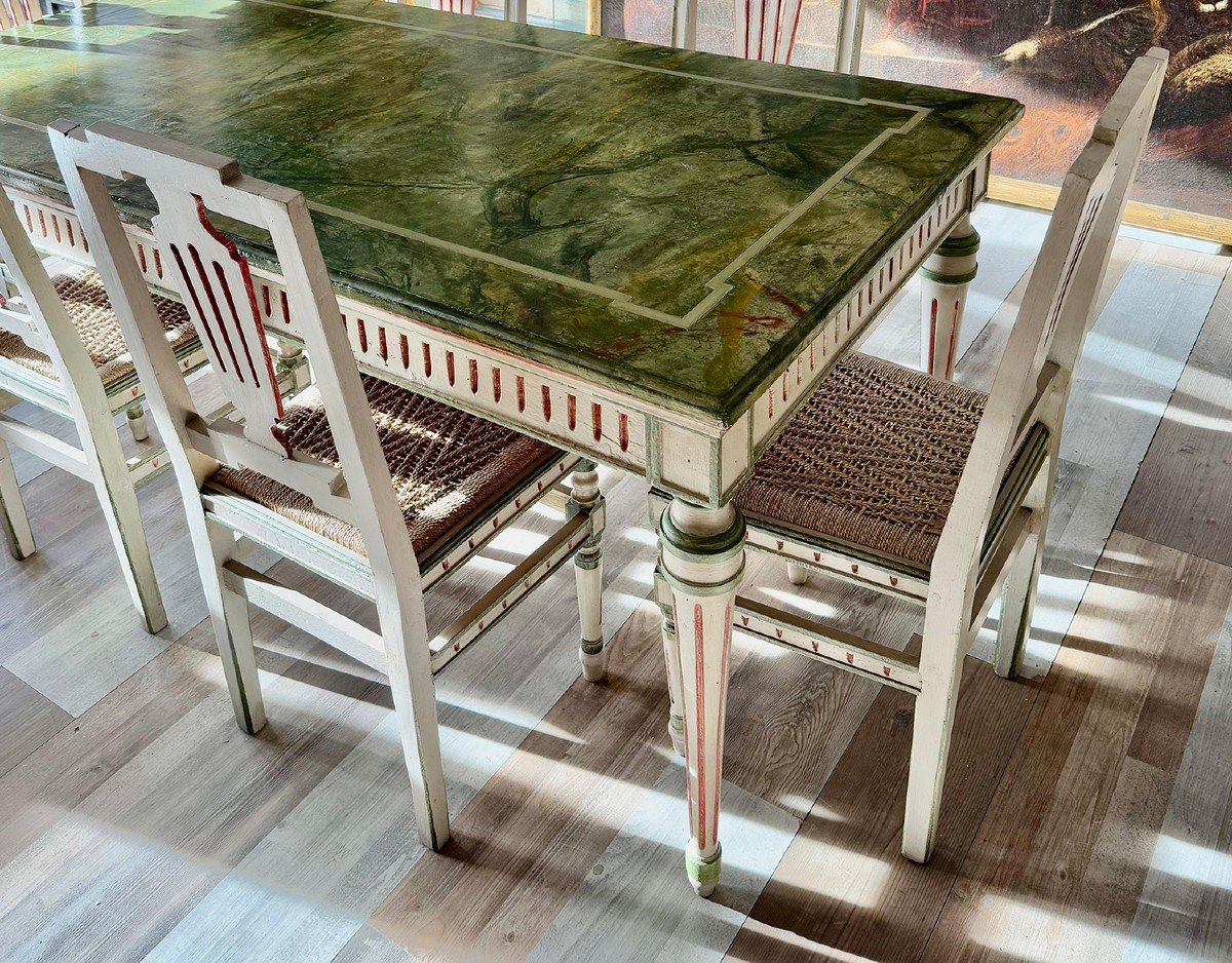 Louis XVI Table Original Epoch '700-photo-5