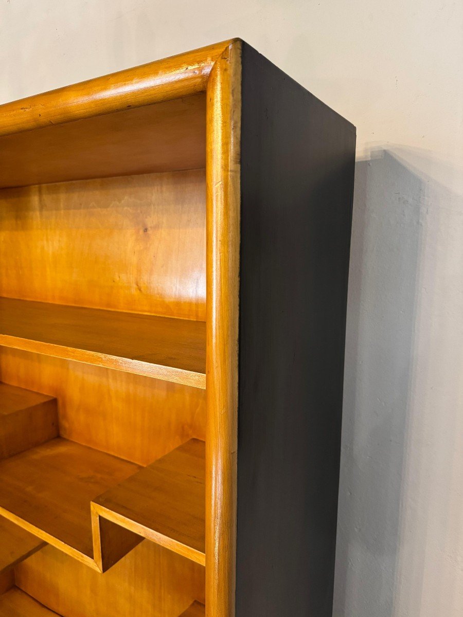 Bookcase Bookcase With Shelves, In Wood, 1960s -photo-3