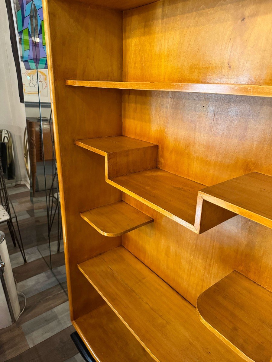 Bookcase Bookcase With Shelves, In Wood, 1960s -photo-1