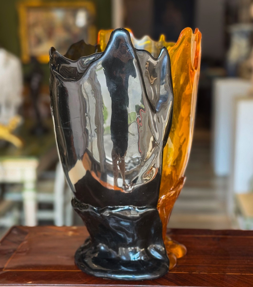 Gaetano Pesce, Vase En Résine Polychrome, 1990-photo-2