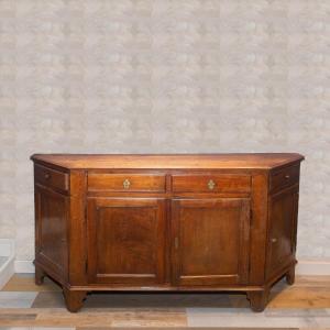 Early 19th Century Louis XVI Style Sideboard In Cherry Wood.