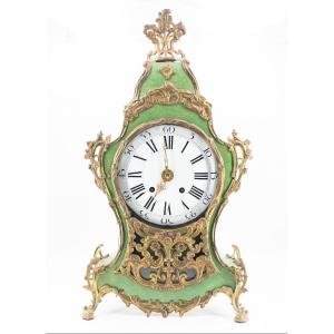 Antique Cartel Louis XV Clock, 1700s Era