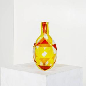 Barovier And Toso Murano Vase, “intarsio,” 1960s