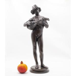 Paul Dubois, « Chanteuse Florentine », 1865, Bronze