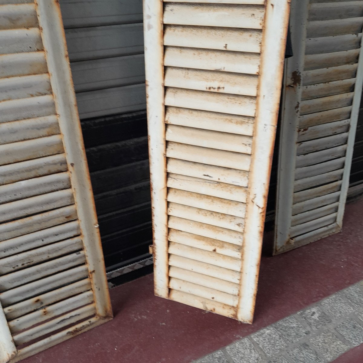 Rare - Haussmannian Shutters With 2 Zinc Leaves-photo-8