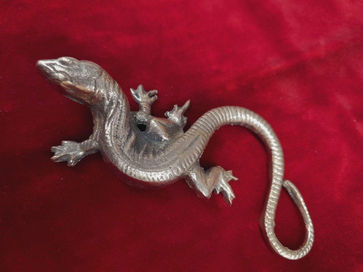 Brass Lizard, Lost Wax Casting, Florentine Craftsmanship-photo-1