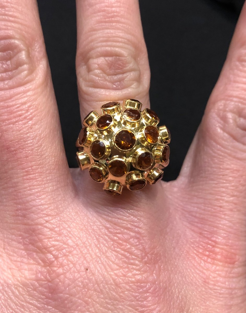 Citrine Dome Ring-photo-3