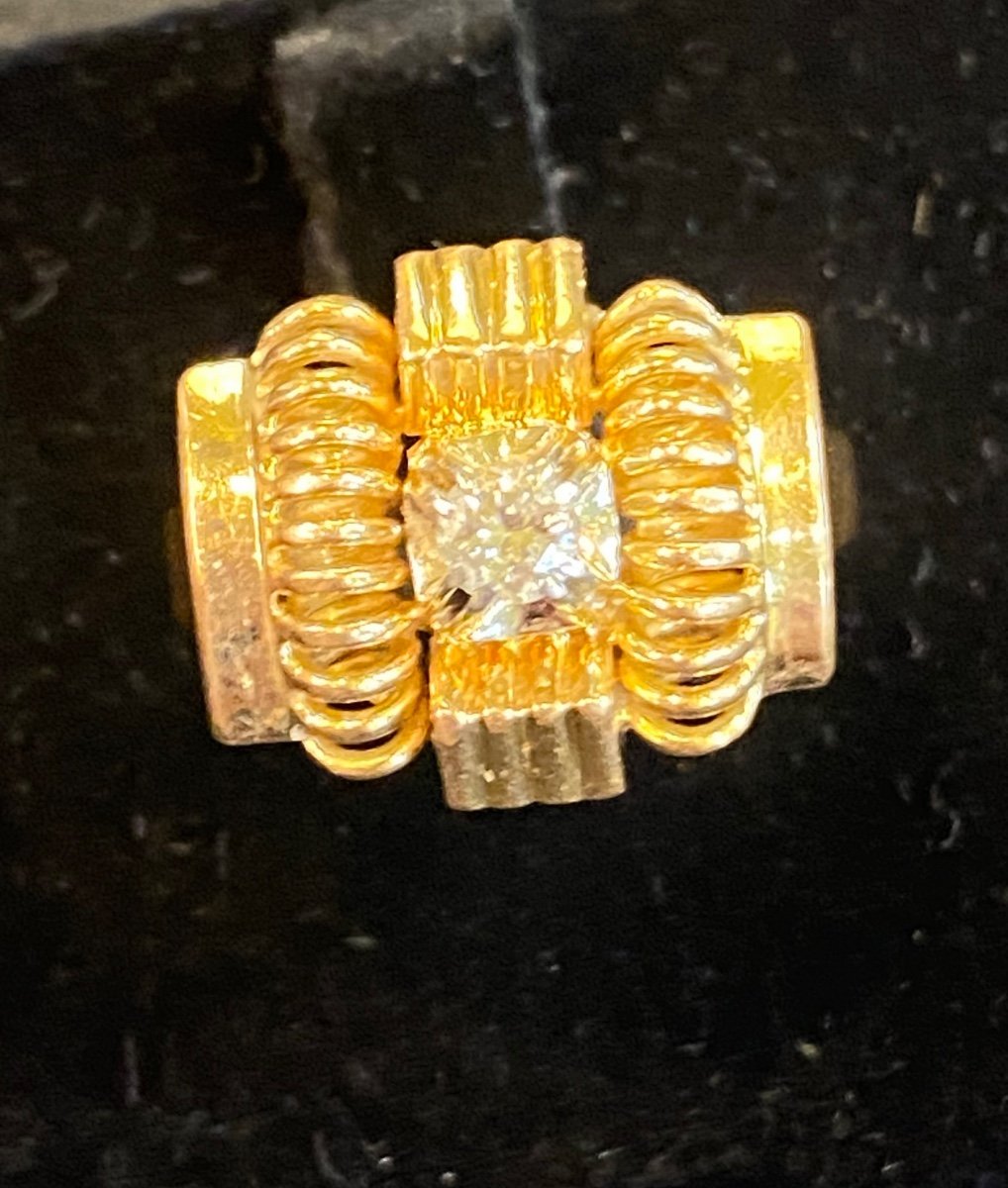 Diamond Tank Ring