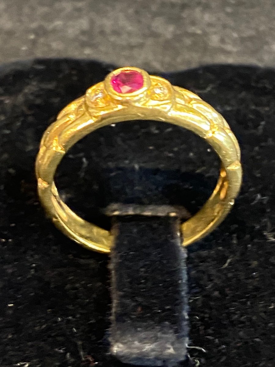 Ruby And Diamond Ring-photo-4