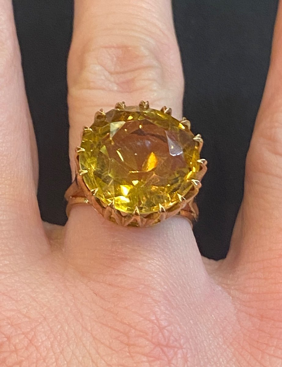 Bague Citrine -photo-2