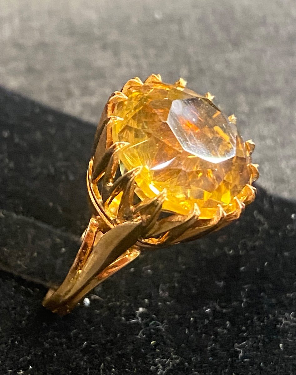 Bague Citrine -photo-2