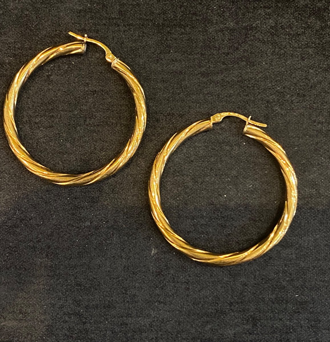 A Pair Of Creole Earrings