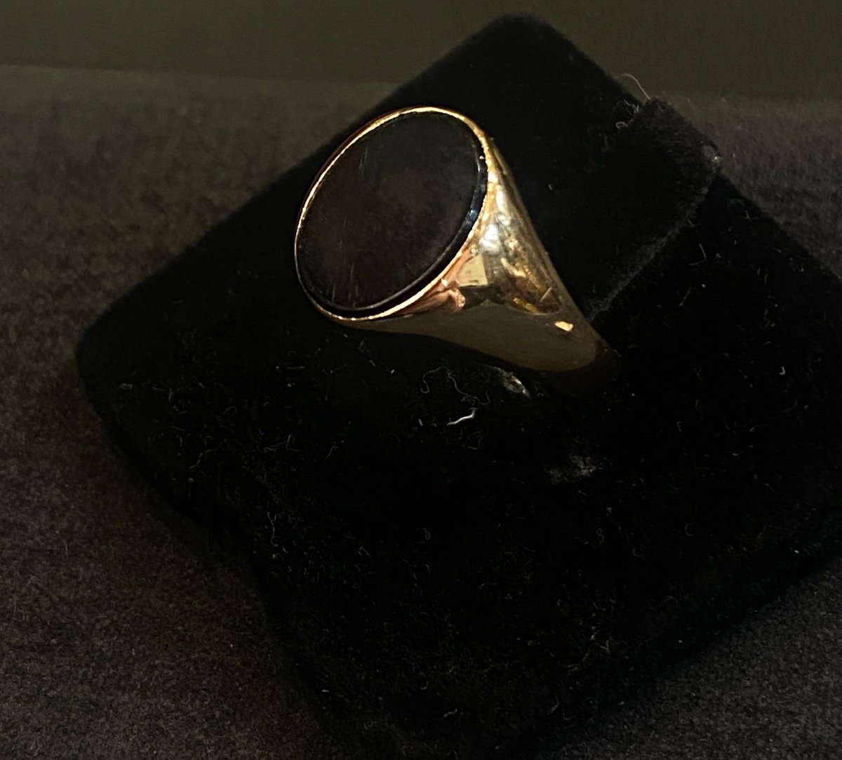 Onyx Signet Ring -photo-4