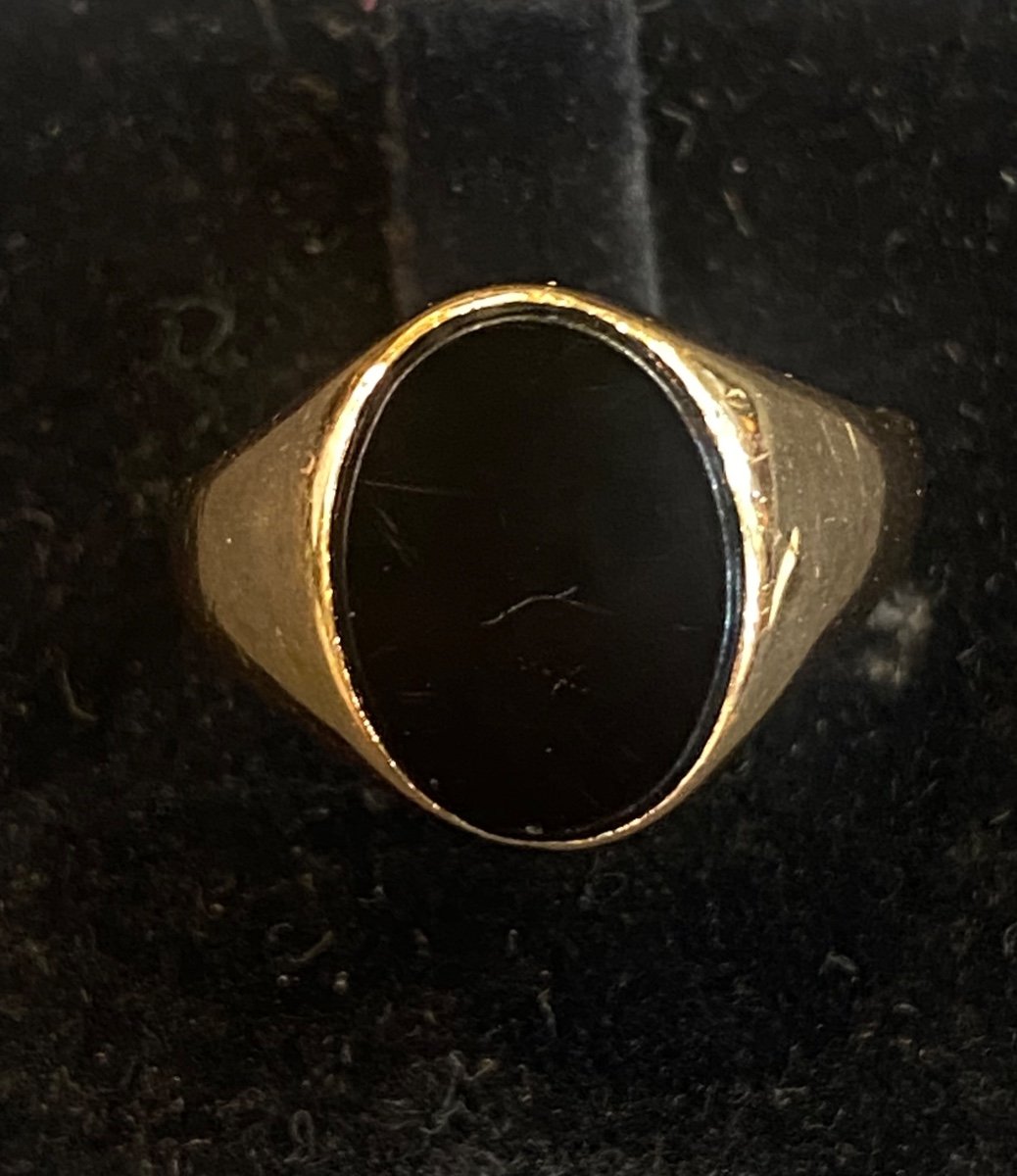 Onyx Signet Ring 