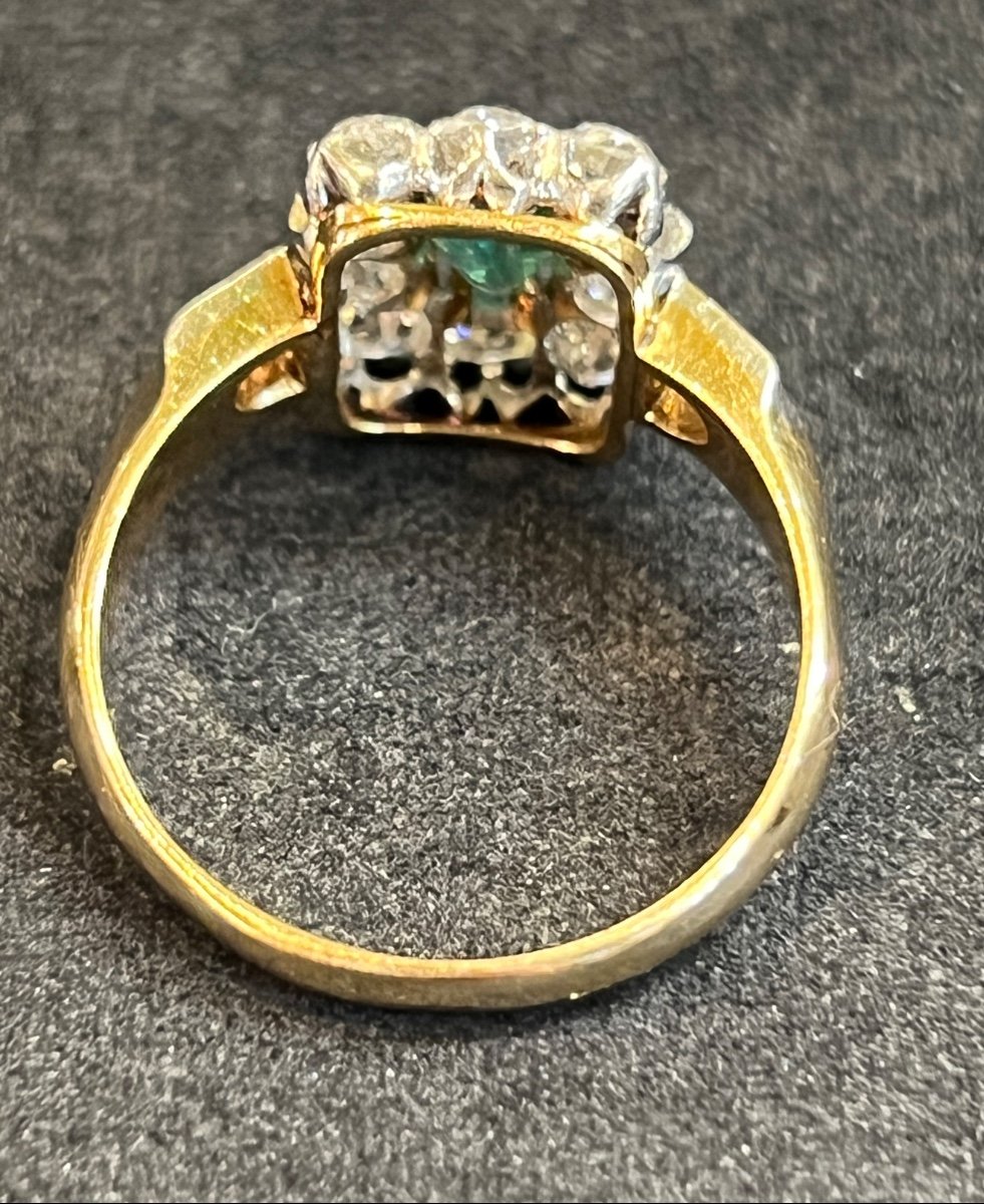 Pavé Emerald And Diamond Ring -photo-2