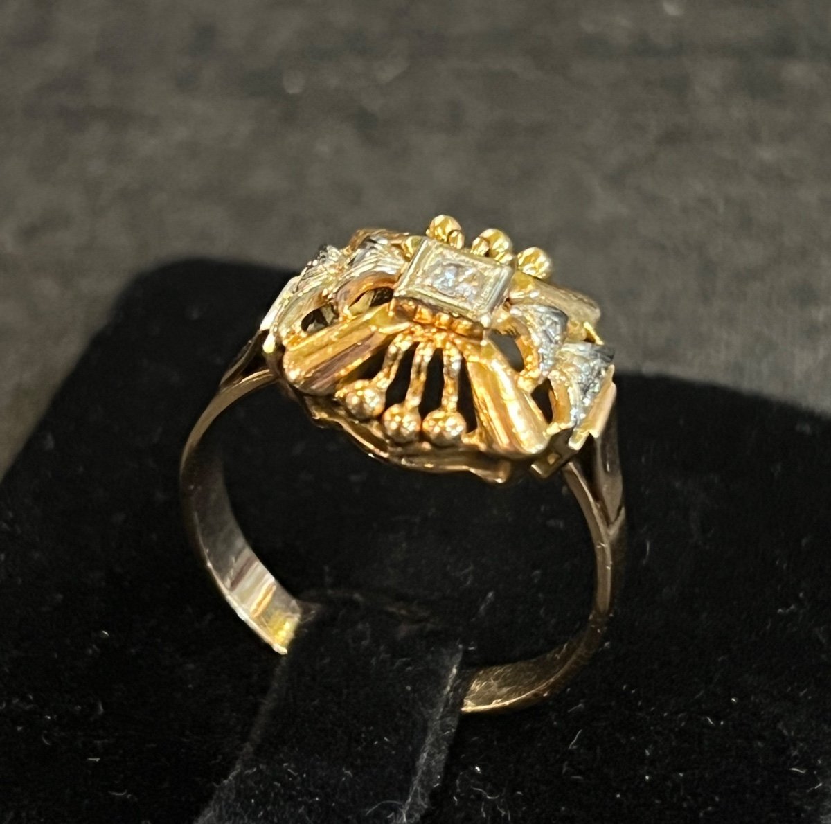 Bague 1940 Diamant-photo-3