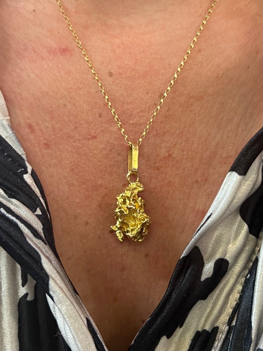 Gold Nugget Pendant-photo-4