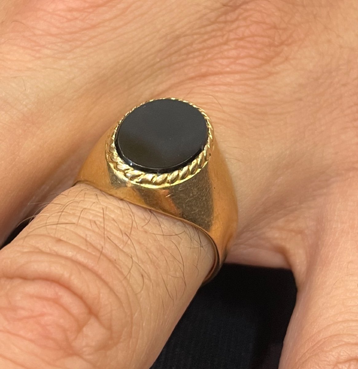 Bague Homme Onyx-photo-3