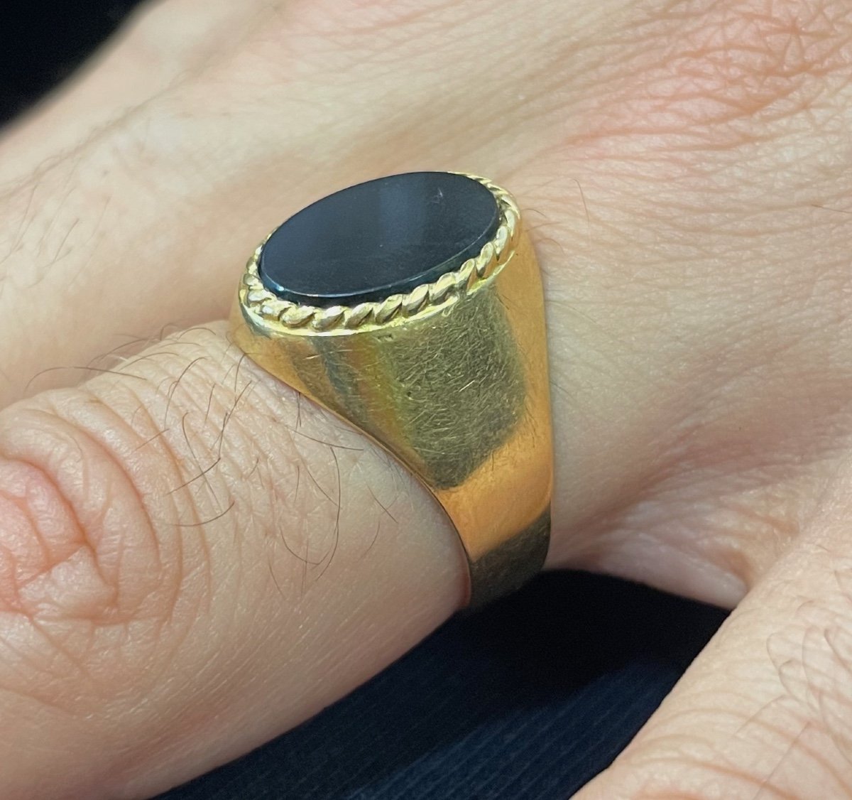 Bague Homme Onyx-photo-4