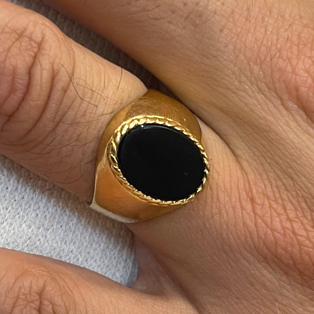 Bague Homme Onyx