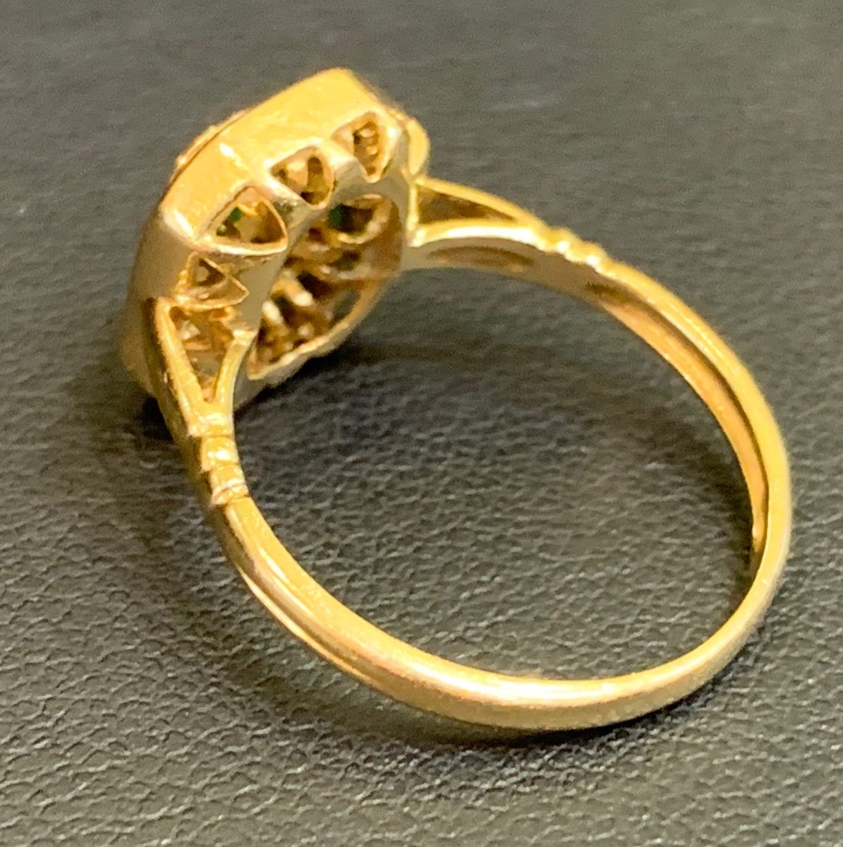 Octagon Gold Ring-photo-3