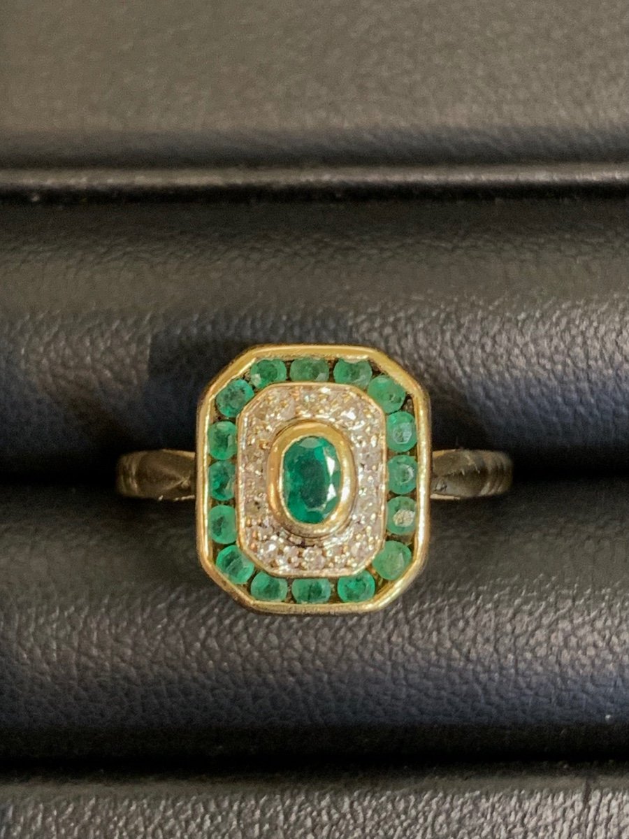 Octagon Gold Ring-photo-2