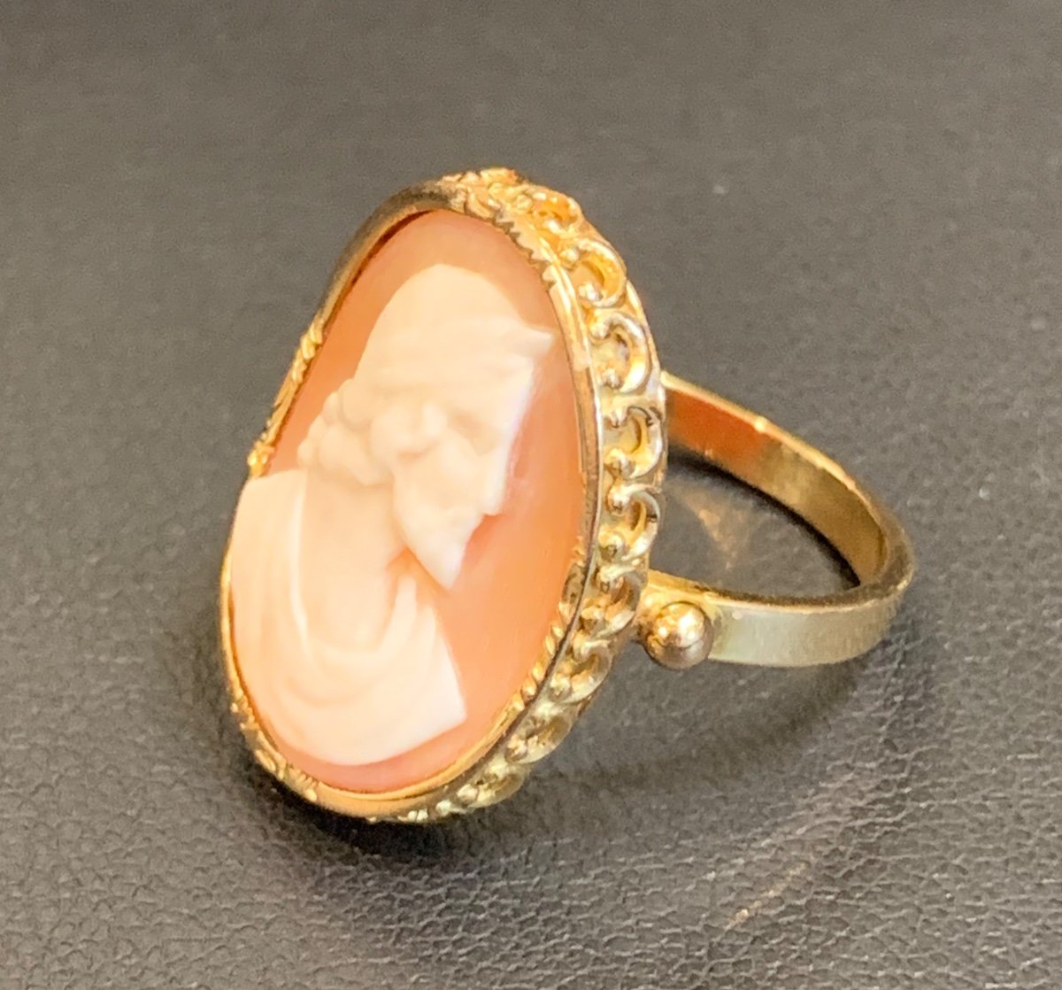 Bague Or Camée