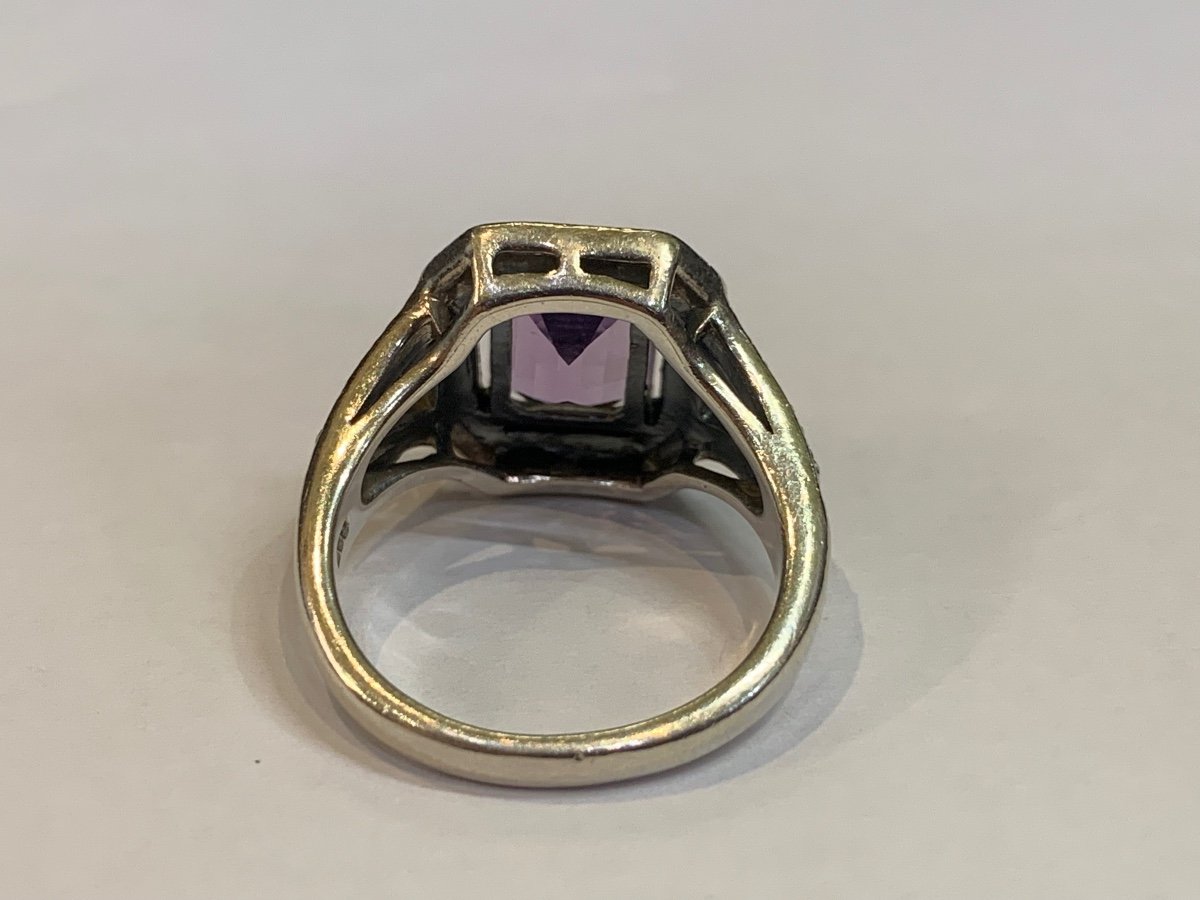 Amethyst Silver Ring-photo-4