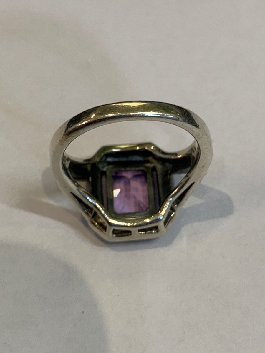 Amethyst Silver Ring-photo-3