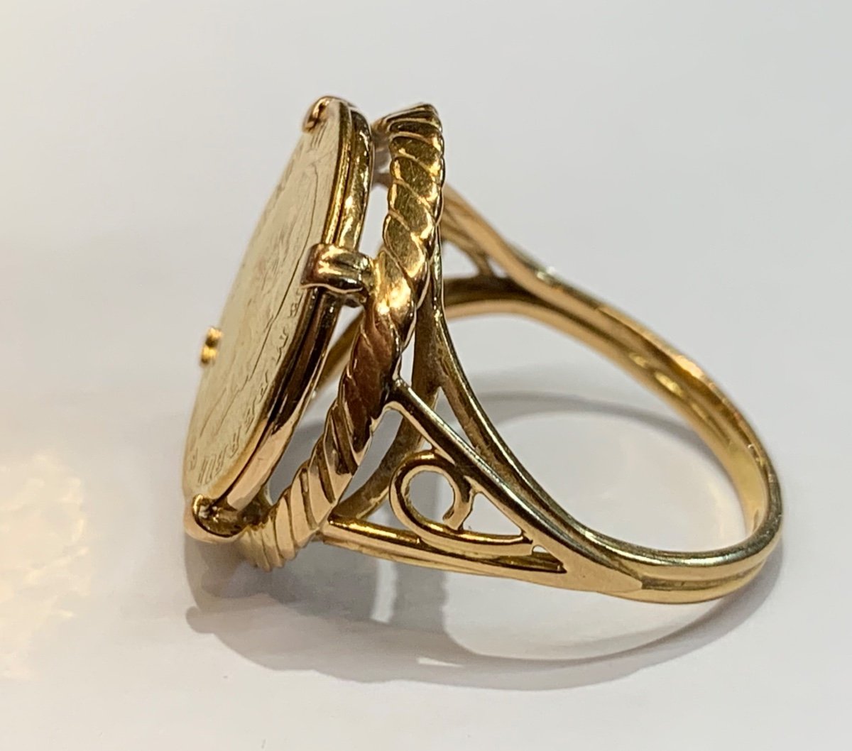 5 Franc Coin Ring-photo-1