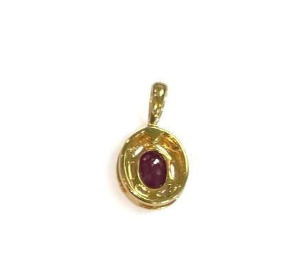 Pendant With Diamonds And Rubies-photo-1