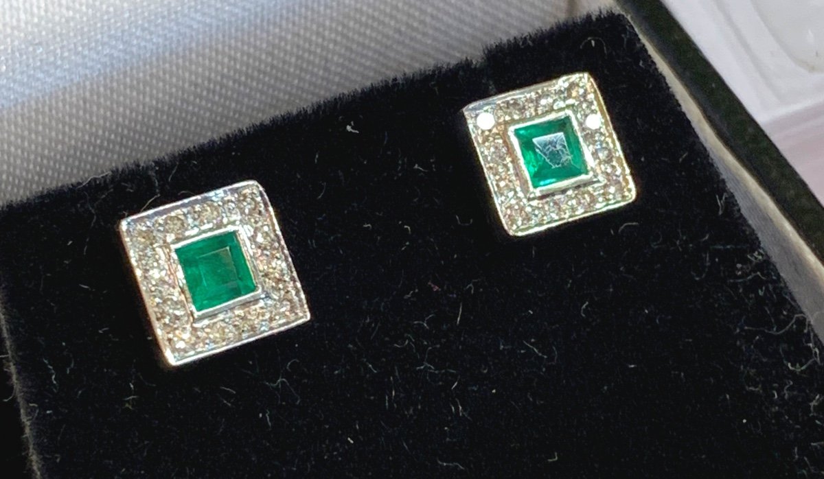 Emerald Earrings