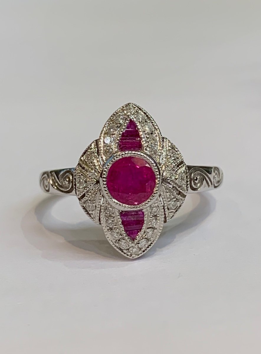 Ruby Pave Ring