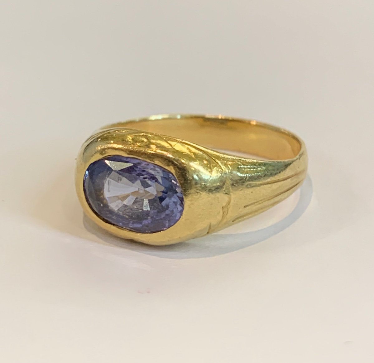 Sapphire And Gold Ring -photo-4