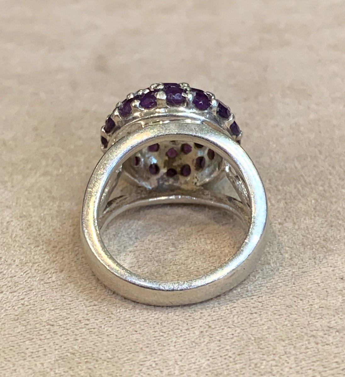 Round Amethyst Ring-photo-3