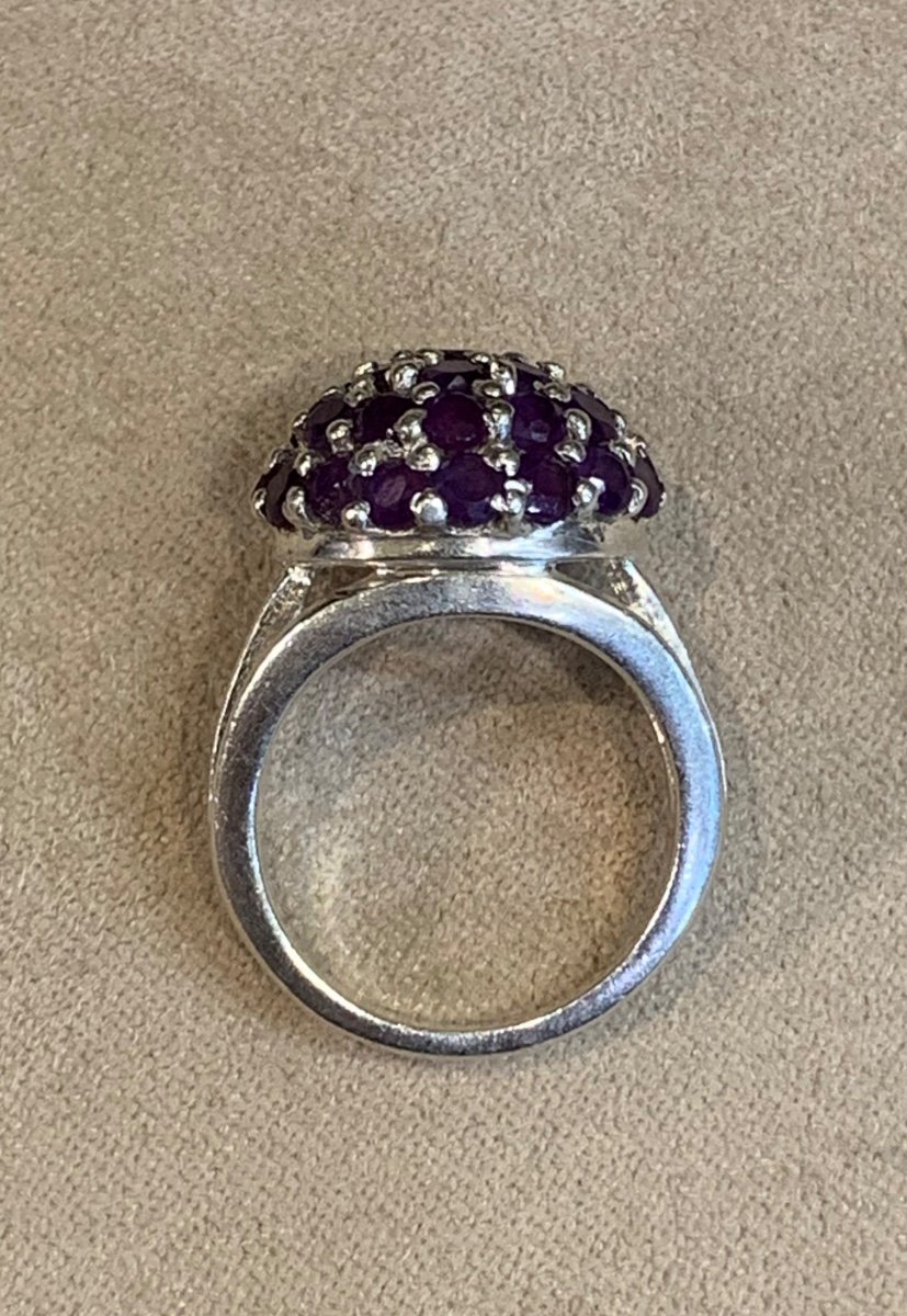 Round Amethyst Ring-photo-4