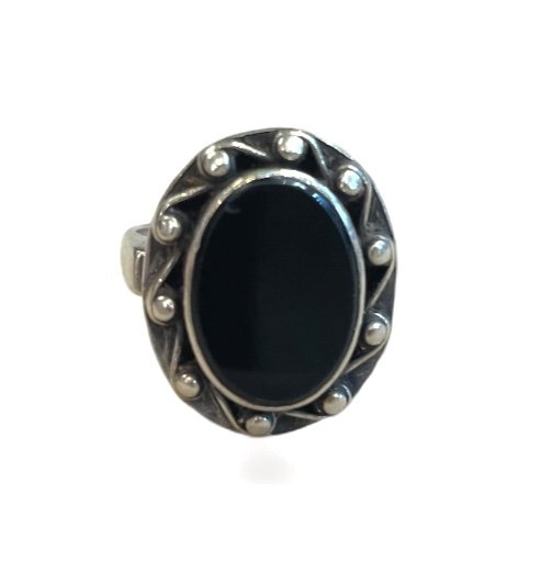 Bague ovale Onyx-photo-2