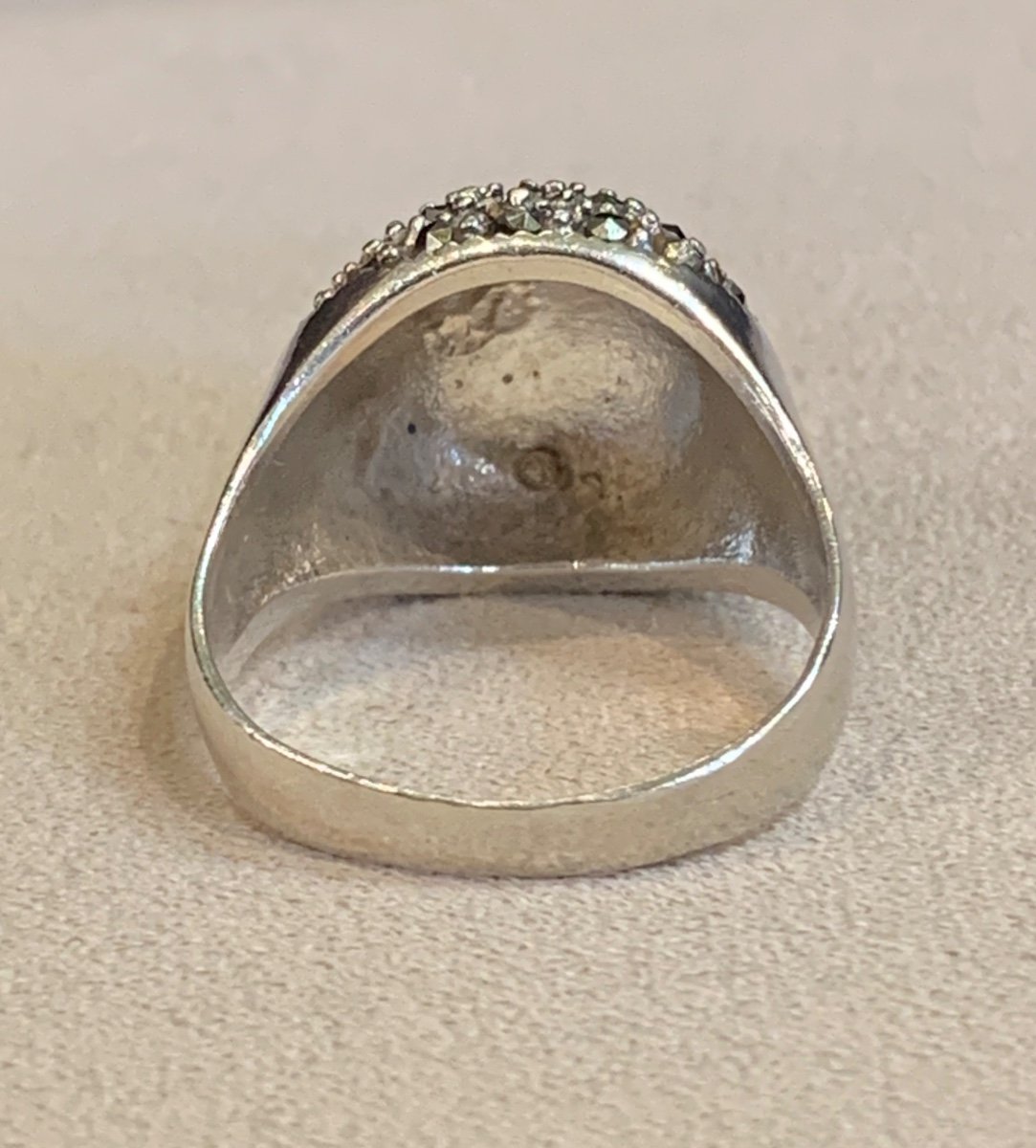 Marcasite Domed Ring-photo-3