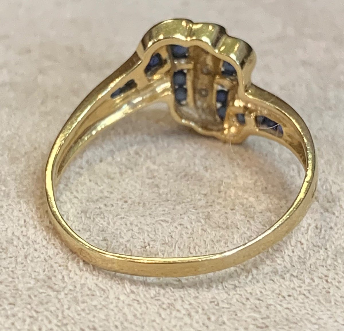 Sapphire And Diamond Ring-photo-1