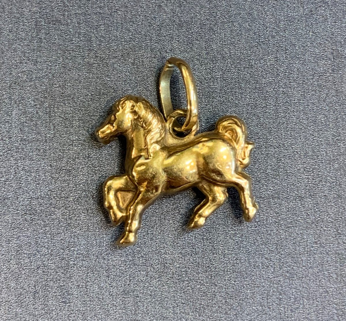 Pendentif Cheval Or-photo-4