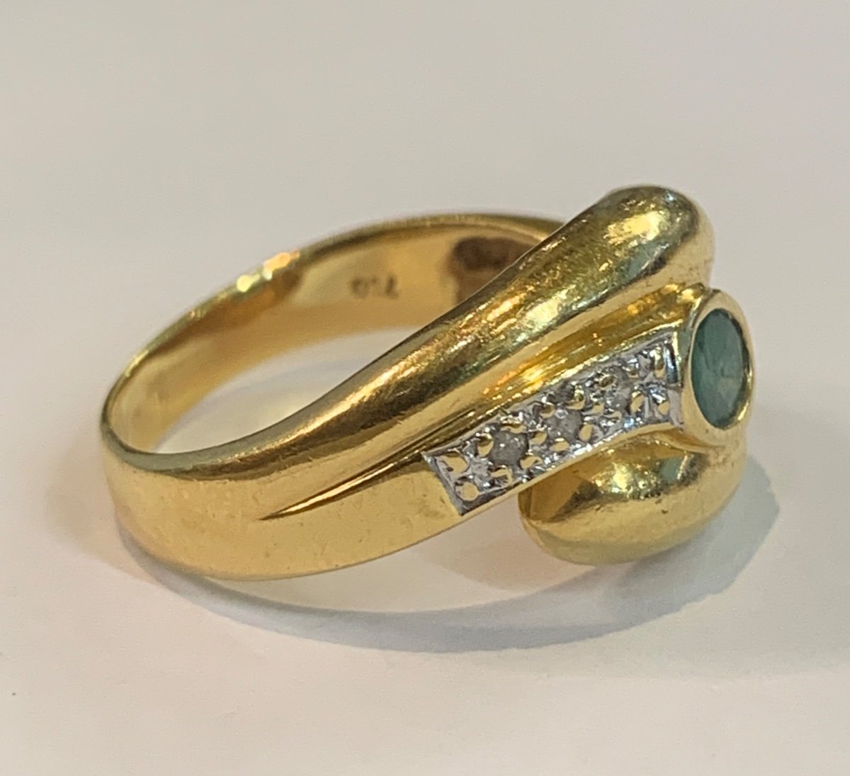 Emerald Diamond Ring-photo-3