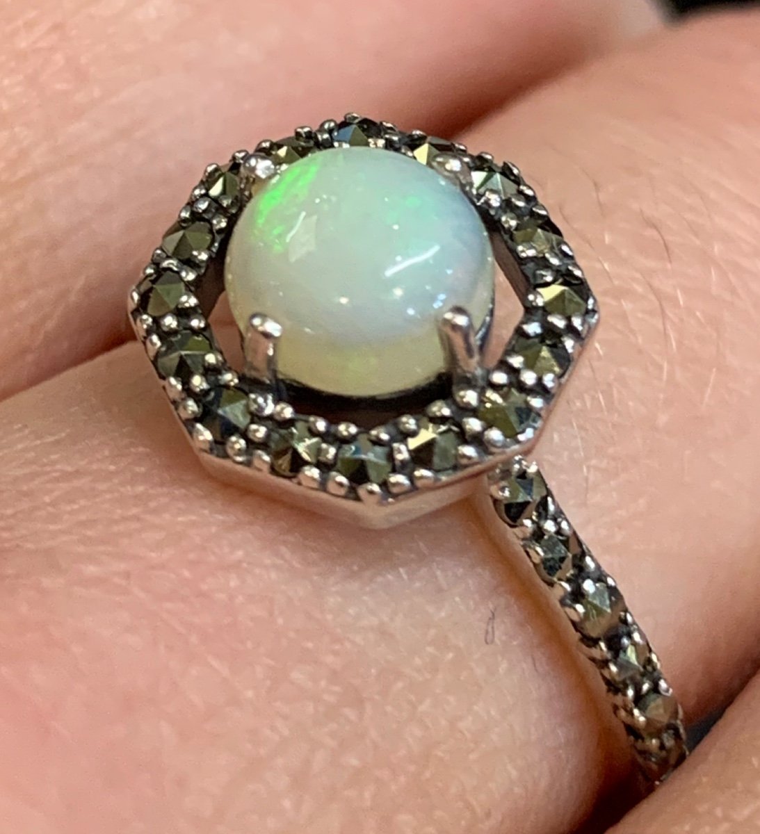 Silver Opal Ring-photo-2