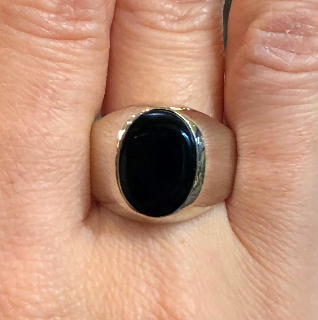 Bague Homme Onyx-photo-4