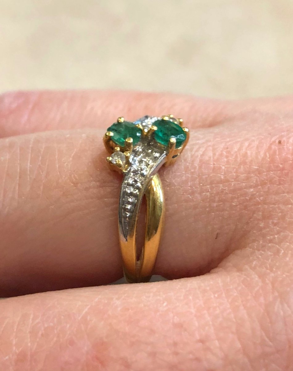 Emerald You And Me Ring-photo-1