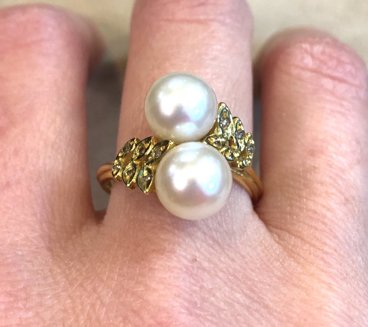 You And Me Pearl Ring-photo-2