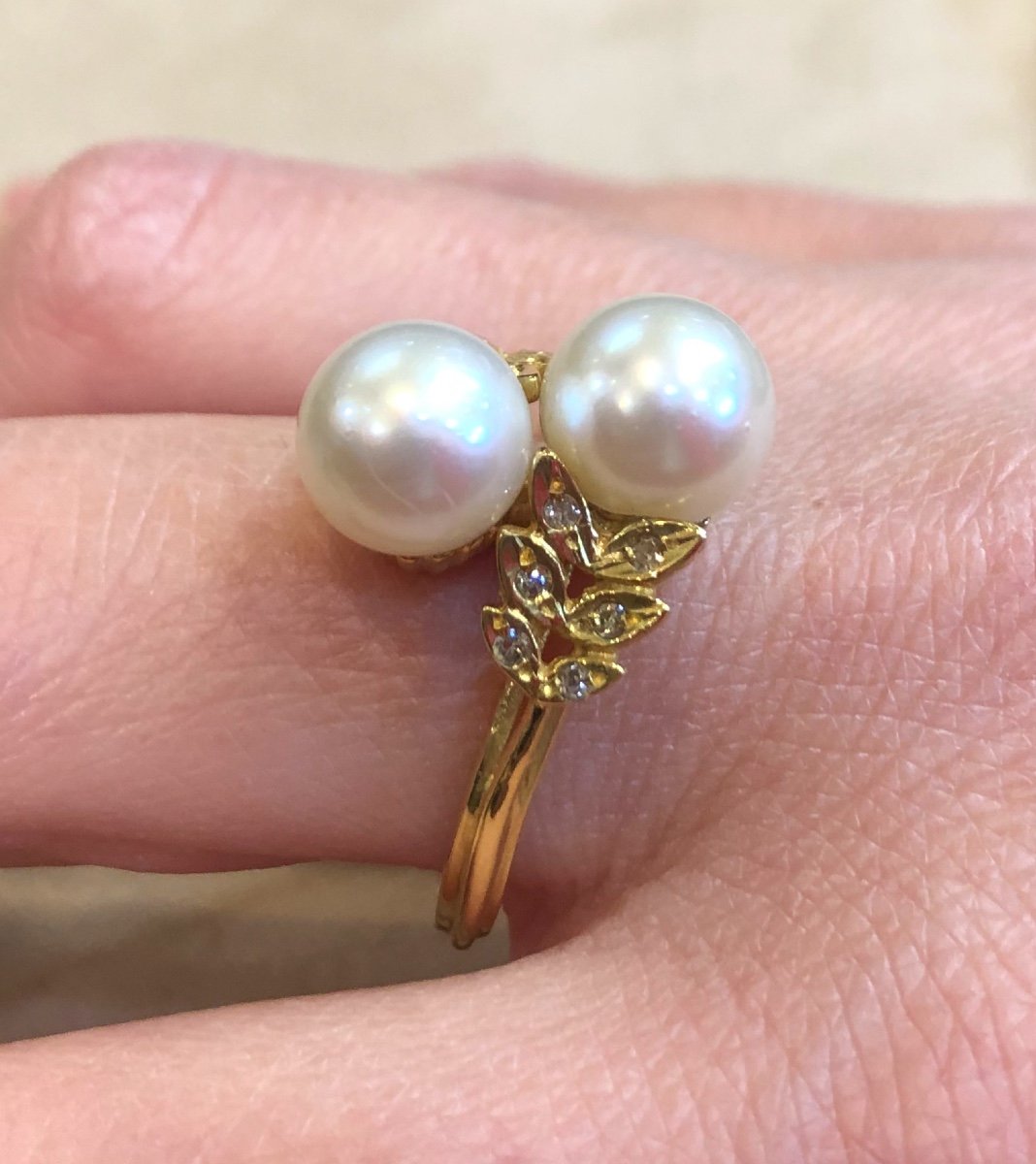 You And Me Pearl Ring-photo-3