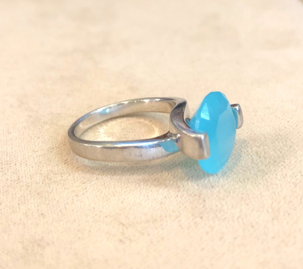 Bague Avec Pierre bleue