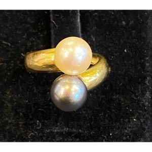 You And Me Pearl Ring